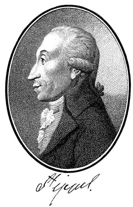 Framed Print : Historical print, 1802, portrait of Theodor Gottlieb von Hippel