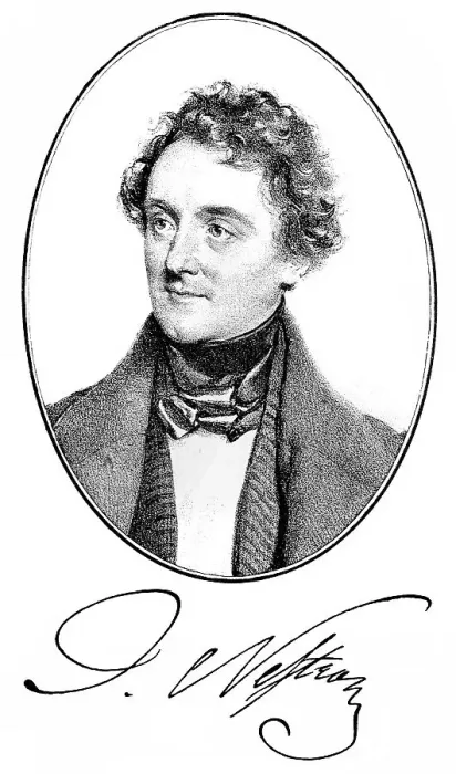 Framed Print : Historical print, 1829, portrait of Johann Nepomuk Eduard Ambrosius Nestroy
