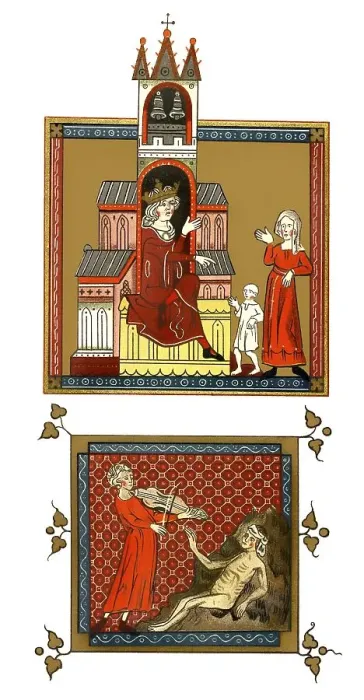 Framed Print : Historical print from the 19th century