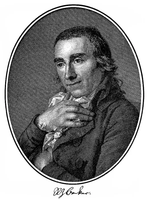 Framed Print : Historical print, engraving, 1799 Framed Print : Historical print, engraving, 1799
