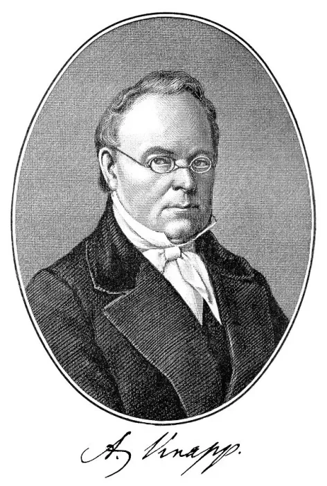 Framed Print : Historical print, portrait of Albert Knapp Framed Print : Historical print, portrait of Albert Knapp