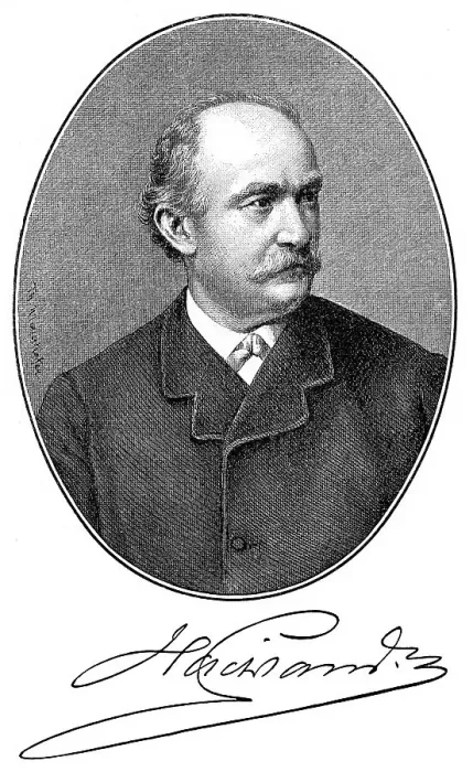 Framed Print : Historical print, portrait of Friedrich Wilhelm Hacklaender
