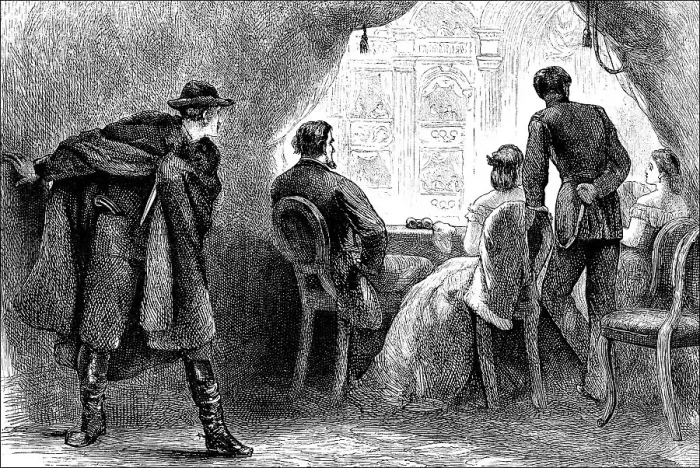 Framed Print : Historical scene, US-American history