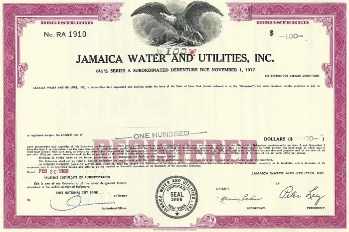 Framed Print : Historical share of Jamaica Water and Utilities Inc Framed Print : Historical share of Jamaica Water and Utilities Inc