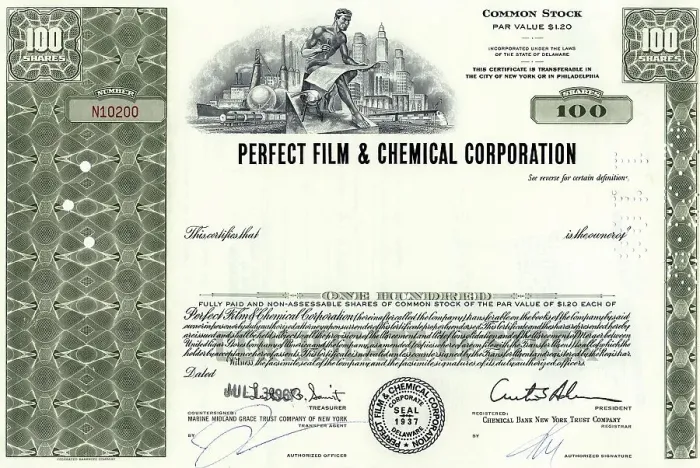 Framed Print : Historical stock certificate of a medical publishing house Framed Print : Historical stock certificate of a medical publishing house