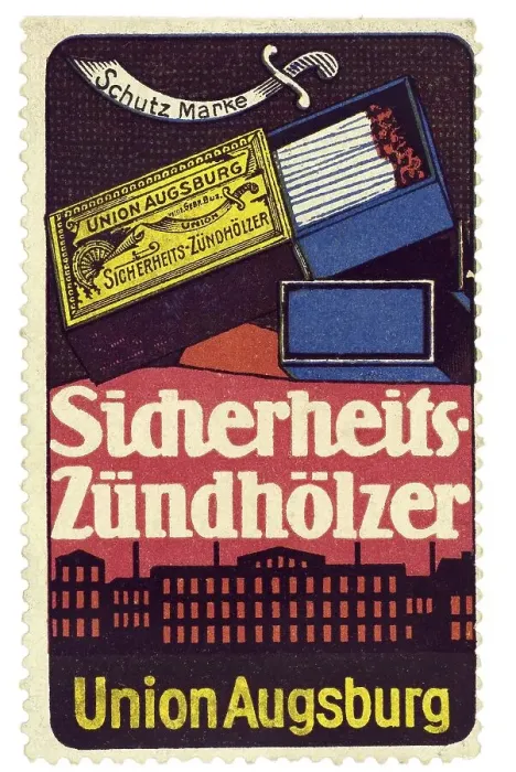 Framed Print : Historical trading stamp, German Framed Print : Historical trading stamp, German