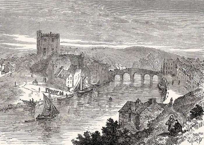 Framed Print : Historical view of Enniscorthy