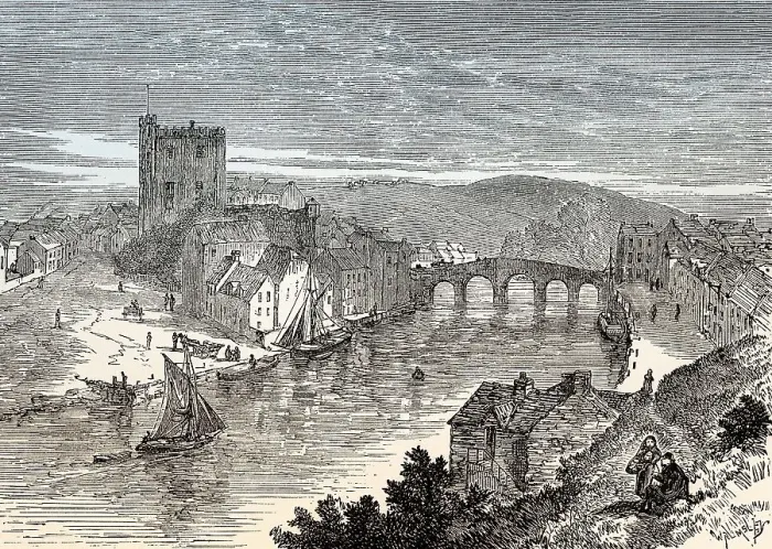 Framed Print : Historical view of Enniscorthy