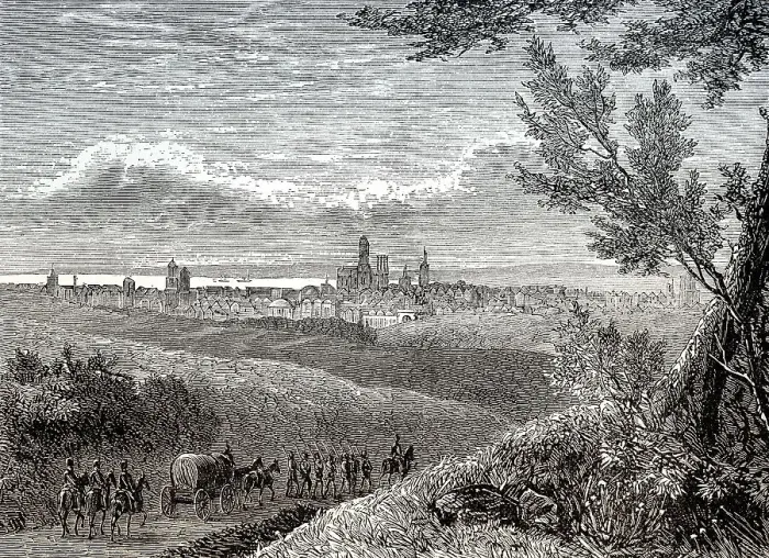 Framed Print : Historical view of GdaNsk, Poland Framed Print : Historical view of GdaNsk, Poland
