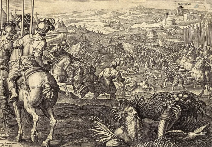 Framed Print : History of the Medici, Battle of Scannagallo Framed Print : History of the Medici, Battle of Scannagallo