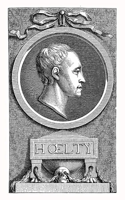 Framed Print : Hoelty's portrait by Chodowiecki