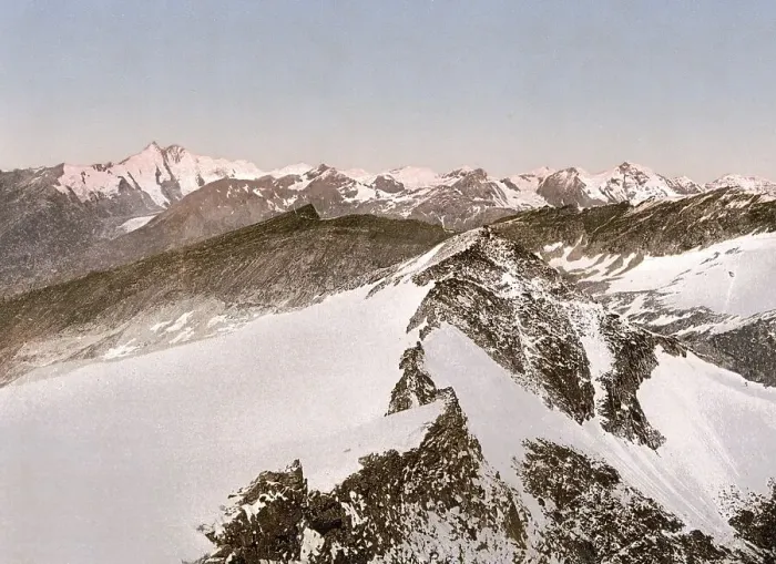 Framed Print : Hohe Tauern, View from Sonnblick