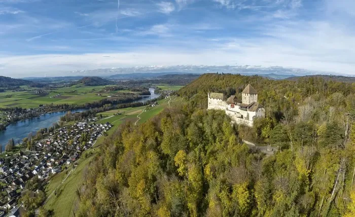 Framed Print : Hohenklingen Castle above Stein am Rhein