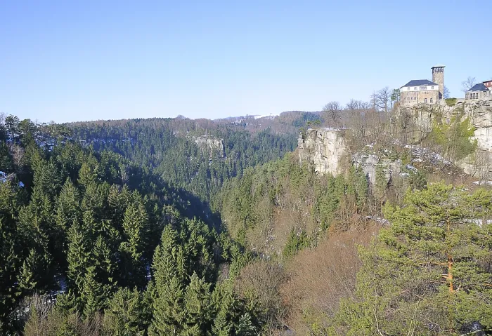 Framed Print : Hohnstein Castle in Saxon Switzerland