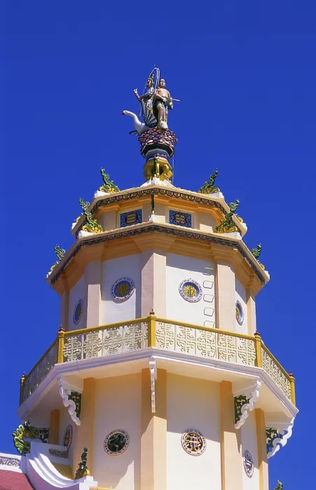 Framed Print : The Holy See of the Cao Dai is in the Vietnamese province of Tay Ninh