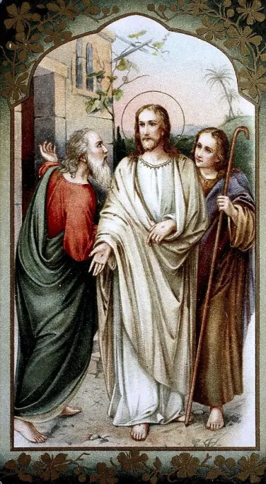 Framed Print : A holy picture with a depiction of Easter