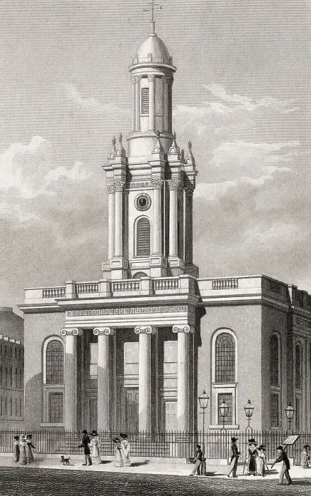 Framed Print : Holy Trinity Church, Marylebone