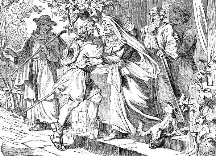 Framed Print : Homecoming of Young Tobias, The Book of Tobias