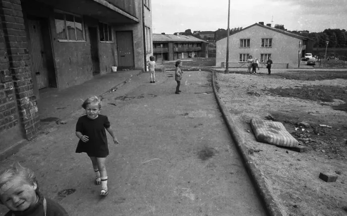 Framed Print : For the homeless, here in the Ruhr area in the years from 1965 to 1971