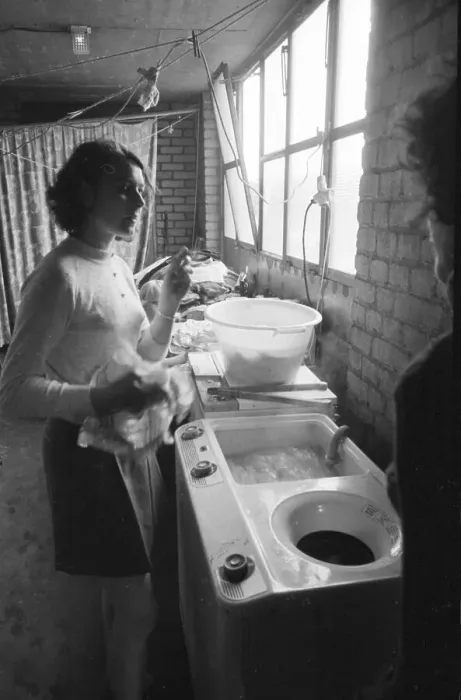 Framed Print : For the homeless, here in the Ruhr area in the years from 1965 to 1971