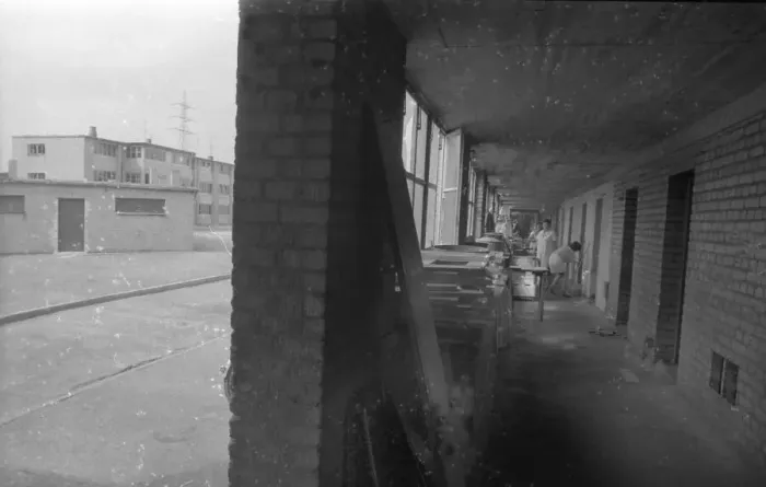 Framed Print : For the homeless, here in the Ruhr area in the years from 1965 to 1971