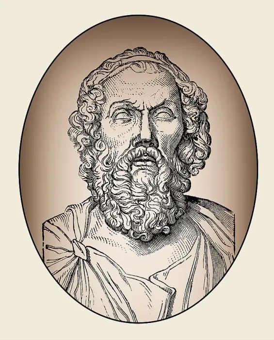 Framed Print : Homer, Greek legendary author, ancient Greece Framed Print : Homer, Greek legendary author, ancient Greece