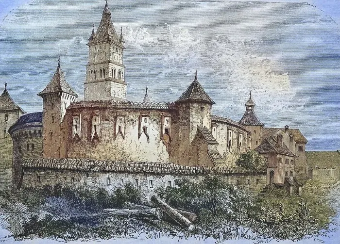 Framed Print : The Honigberg Fort, today the fortified church of Harman Framed Print : The Honigberg Fort, today the fortified church of Harman