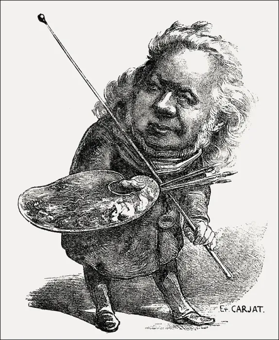Framed Print : Honore-Victorin Daumier, French caricaturist