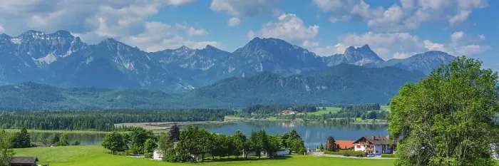 Framed Print : Hopfensee, Ostallgaeu, Allgaeu Framed Print : Hopfensee, Ostallgaeu, Allgaeu