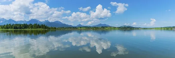 Framed Print : Hopfensee, Ostallgaeu, Allgaeu Framed Print : Hopfensee, Ostallgaeu, Allgaeu