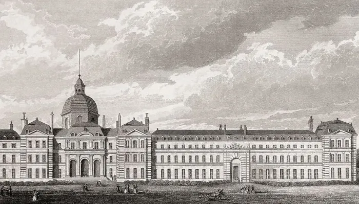 Framed Print : The Hopital universitaire Pitie-Salpetriere