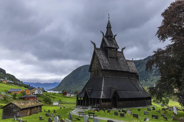 Framed Print : Hopperstad Stave Church, Vestland, Norway