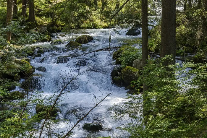 Framed Print : The Horlachbach stream below the Stuiben Falls near Umhausen in Otztal Framed Print : The Horlachbach stream below the Stuiben Falls near Umhausen in Otztal