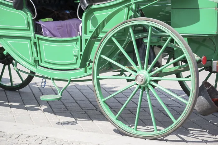 Framed Print : Horse-drawn carriage