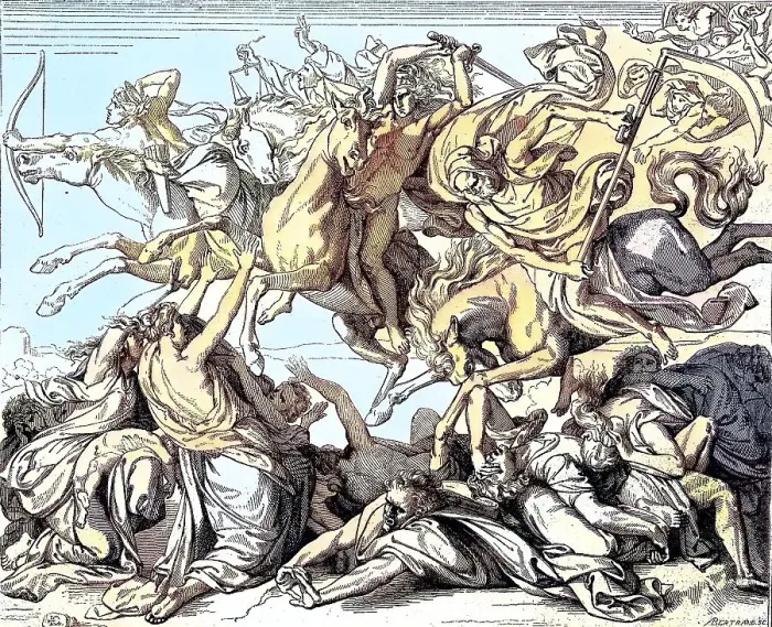 Framed Print : The Four Horsemen of the Apocalypse