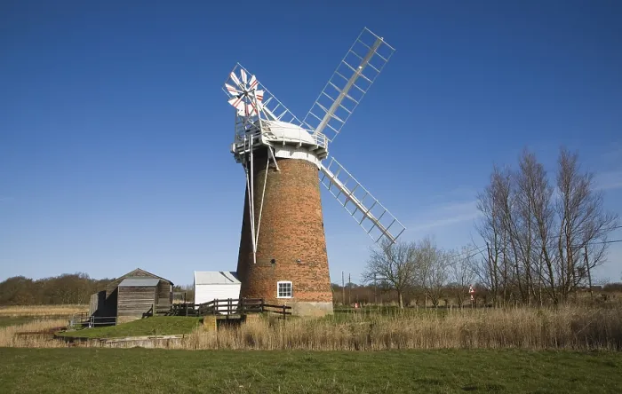Framed Print : Horsey drainage mill windmill, Norfolk