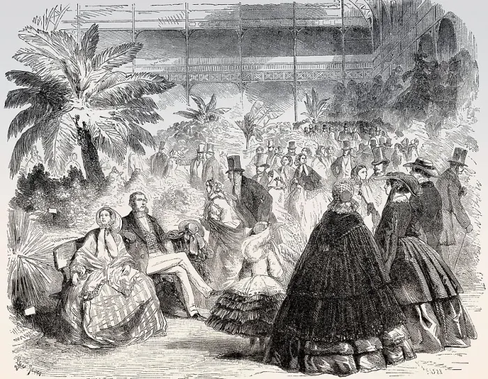 Framed Print : Horticultural exhibition, Palais de l'Industrie Framed Print : Horticultural exhibition, Palais de l'Industrie