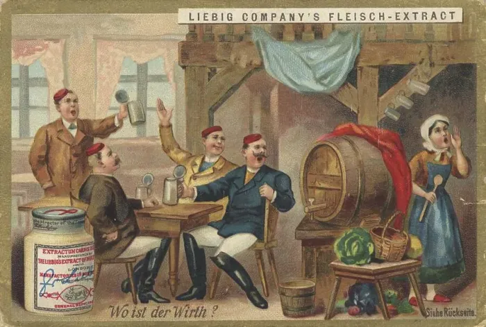Framed Print : Where is the host ?, digitally restored reproduction of a public domain collective picture from ca 1900