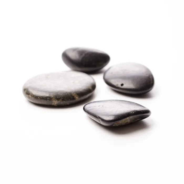 Framed Print : Hot stones on a white background Framed Print : Hot stones on a white background