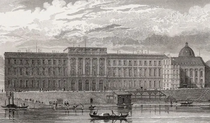 Framed Print : The hotel des Monnaies, Paris, antique steel engraved print Framed Print : The hotel des Monnaies, Paris, antique steel engraved print