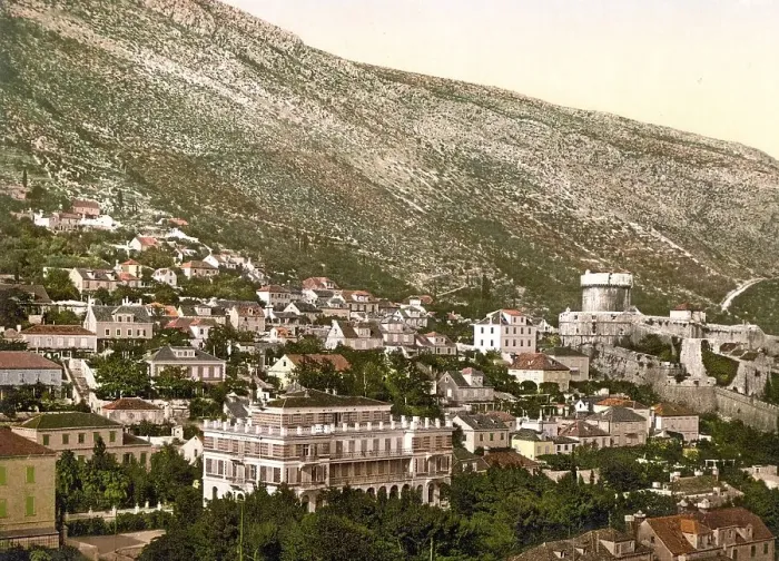 Framed Print : The Hotel Imperia in Ragusa, now Dubrovnik
