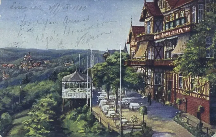 Framed Print : Hotel Junker Joerg in Eisenach