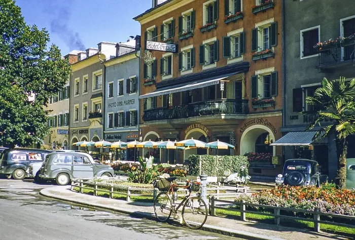 Framed Print : Hotel Traube, historic buildings in main square main square town of Leinz, East Tyrol, Austria, Europe 1950s, Europe Framed Print : Hotel Traube, historic buildings in main square main square town of Leinz, East Tyrol, Austria, Europe 1950s, Europe