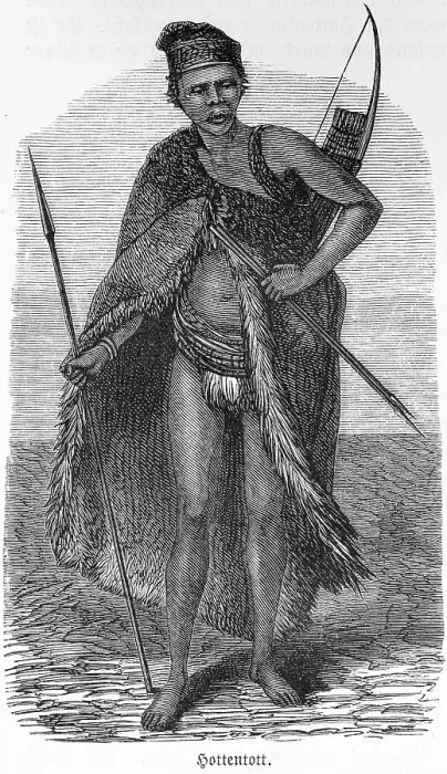 Framed Print : Hottentot, indigenous, portrait Framed Print : Hottentot, indigenous, portrait