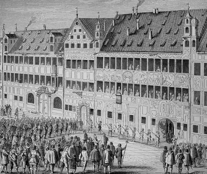 Framed Print : The House of the Fuggers in Augsburg