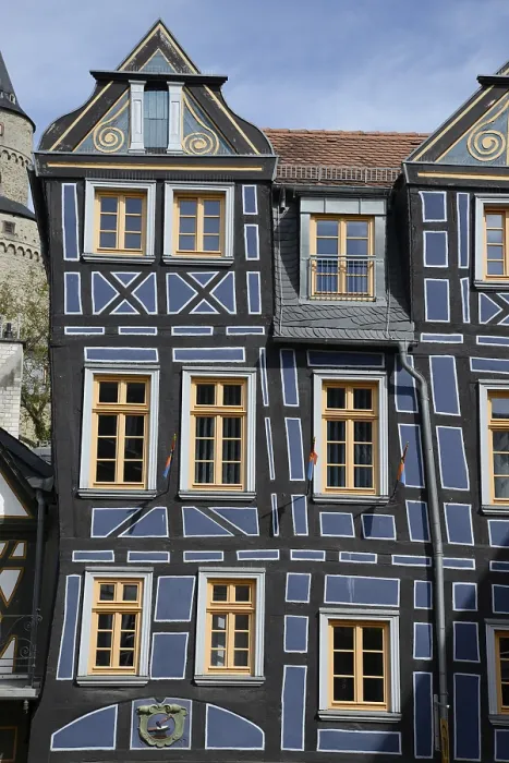Framed Print : House, Idstein, Taunus, half-timbered house