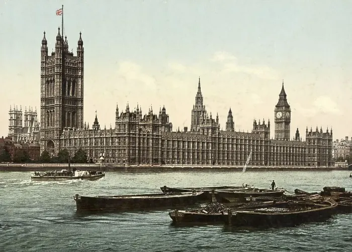 Framed Print : Houses of Parliament, Palace of Westminster with the Victoria Tower