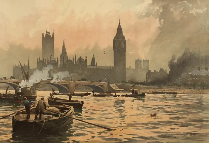Framed Print : The houses of Parliament, Westminster Framed Print : The houses of Parliament, Westminster