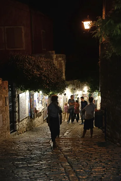 Framed Print : Houses, Rovinj, Istria, Croatia