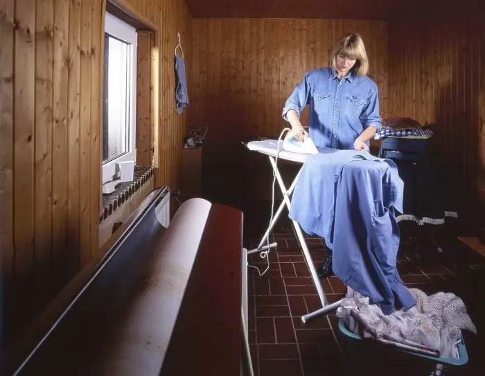 Framed Print : The housework of a housewife, here on 01